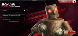 Mokujin character profile screenshot from Tekken 6 EU website