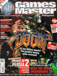 GamesMaster Philippines GM013 October 2004 magazine cover GamesMaster Philippines GM013 October 2004 magazine cover