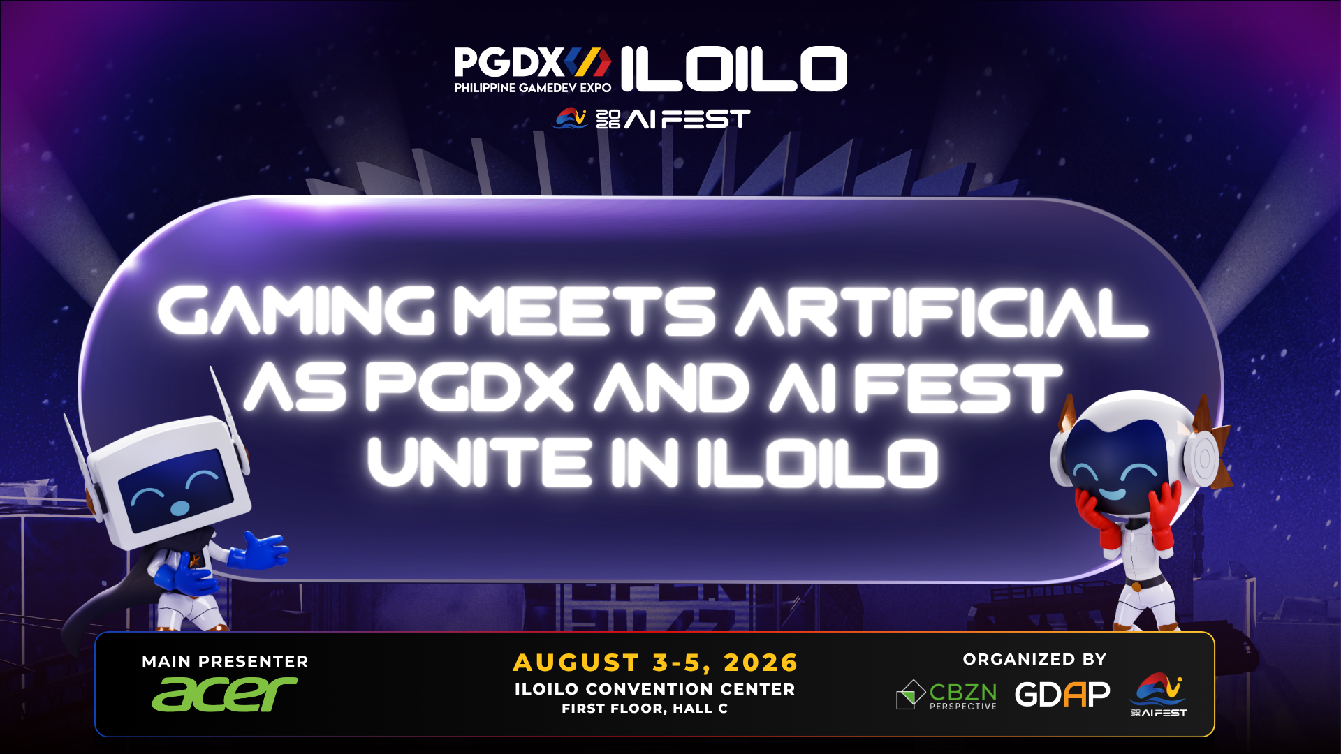 Philippine GameDev Expo Iloilo x AI Fest Philippines 2026 (PGDX Iloilo x AI Fest 2026) banner 1