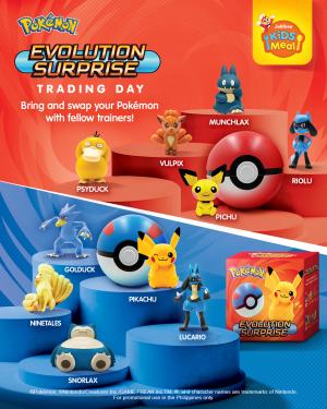 Jollibee Philippines' Pokémon Evolution Surprise Trading Day