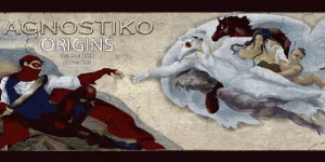 Agnostiko ORIGINS Nintendo store banner Agnostiko ORIGINS Nintendo store banner