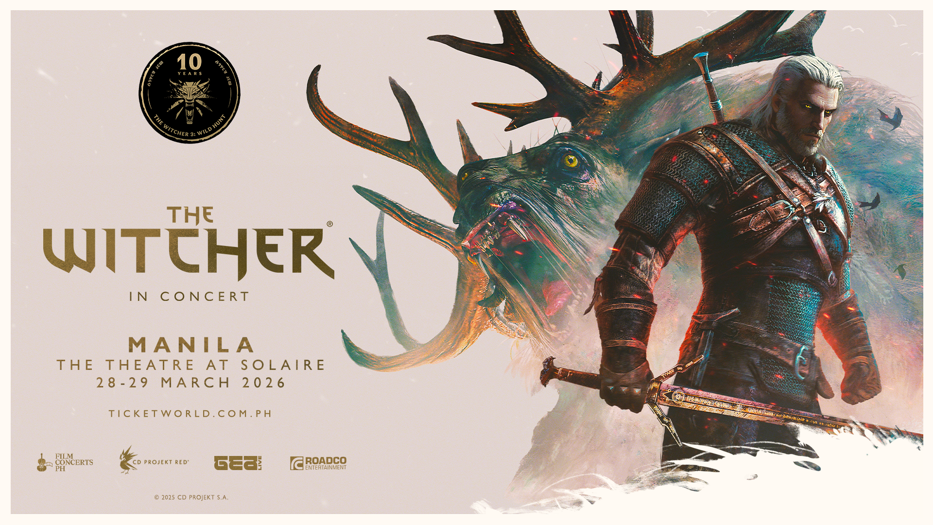 The Witcher in Concert Manila banner