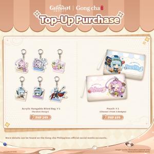 Genshin Impact x Gong Cha Philippines: The Taste of Joy collaboration top-up purchase banner
