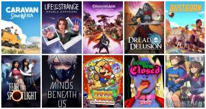 36th GLAAD Media Awards Outstanding Video Game category nominee game covers banner 36th GLAAD Media Awards Outstanding Video Game category nominee game covers banner