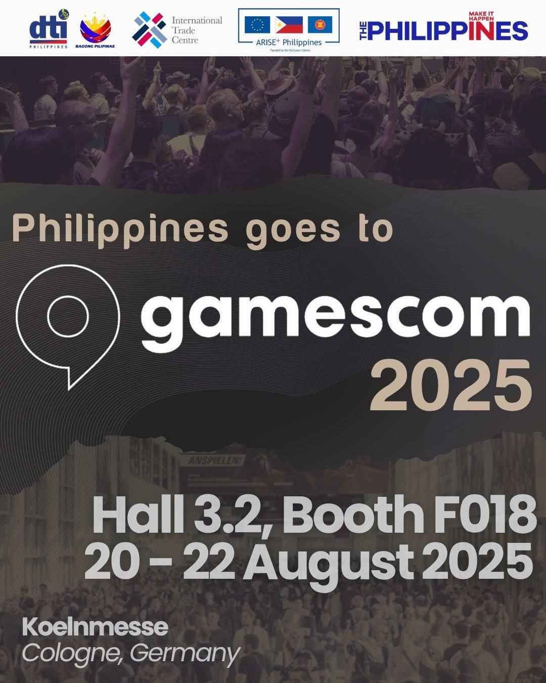 gamescom 2025 Philippine delegate banner