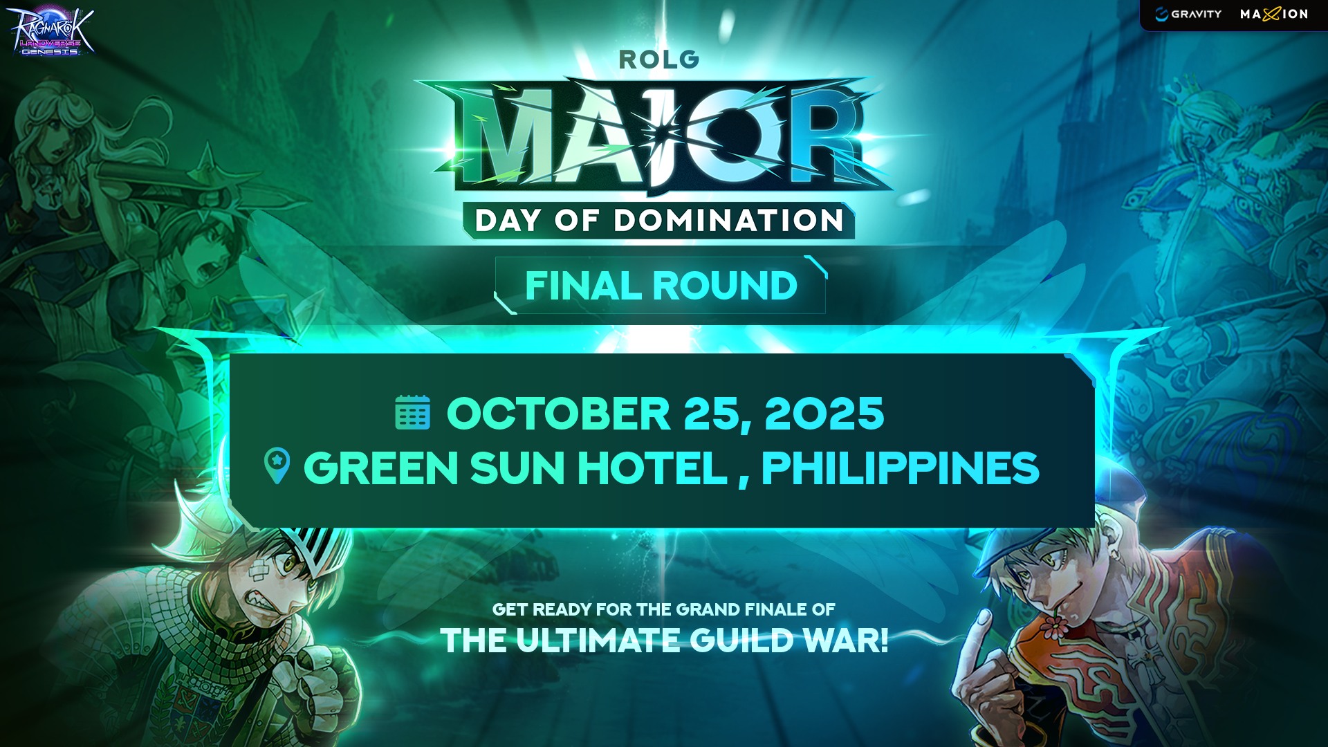 ROLG Major 2025 Day of Domination banner