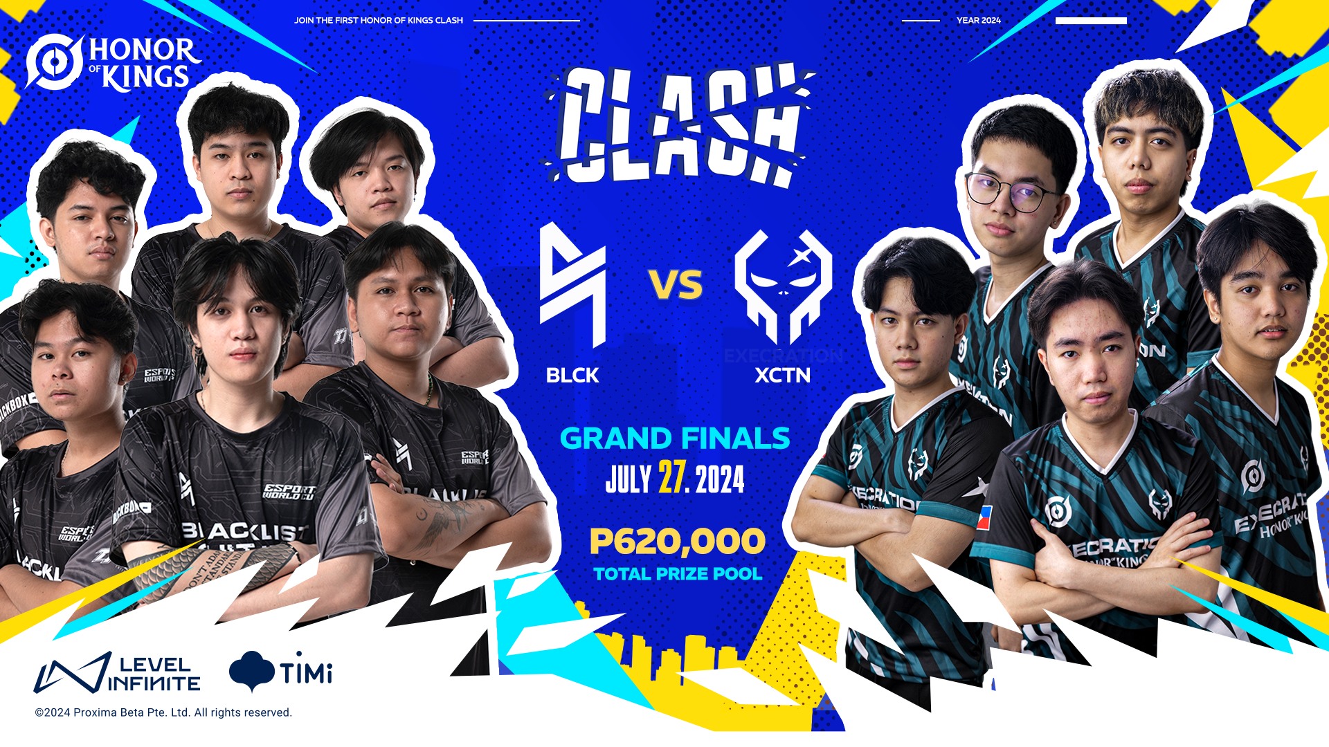 Honor of Kings Philippines Clash 2024 grand finals banner