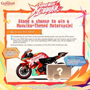 Stand with Mavuika Roadshow Philippine event motorcycle banner