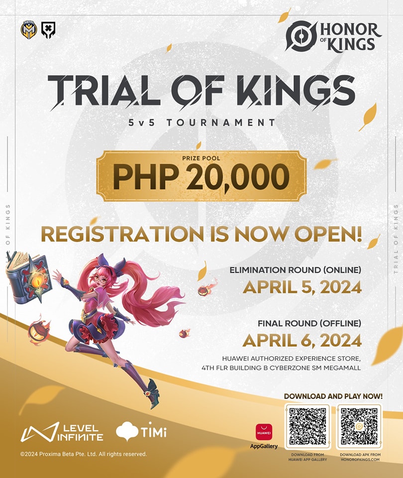 Honor of Kings Philippines Trial of Kings 2024 1 registration banner