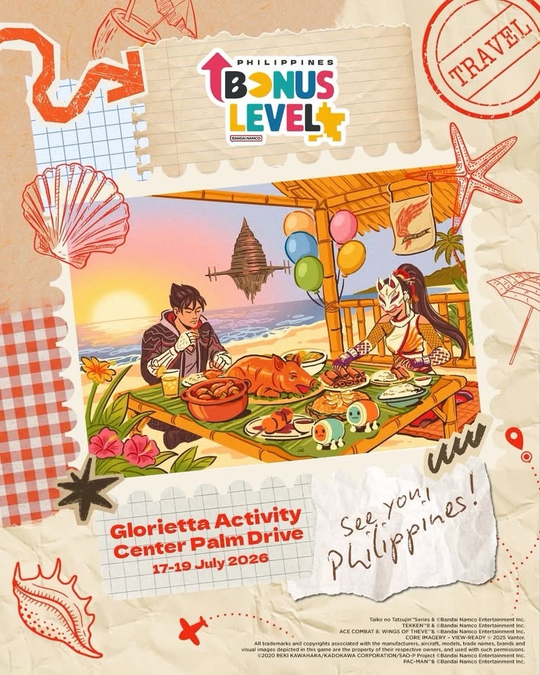 Bandai Namco Entertainment Asia's Bonus Level Philippines 2026: Advertising banner