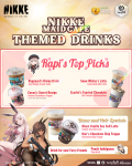 Nikke Philippines half-anniversary Wiltlover Café drinks banner Nikke Philippines half-anniversary Wiltlover Café drinks banner