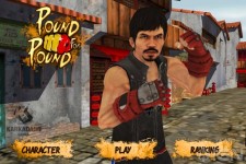 Manny Pacquiao: Pound for Pound main menu screen