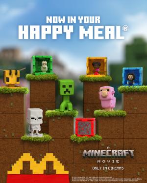 McDonald's Philippines' A Minecraft Movie Happy Meal banner