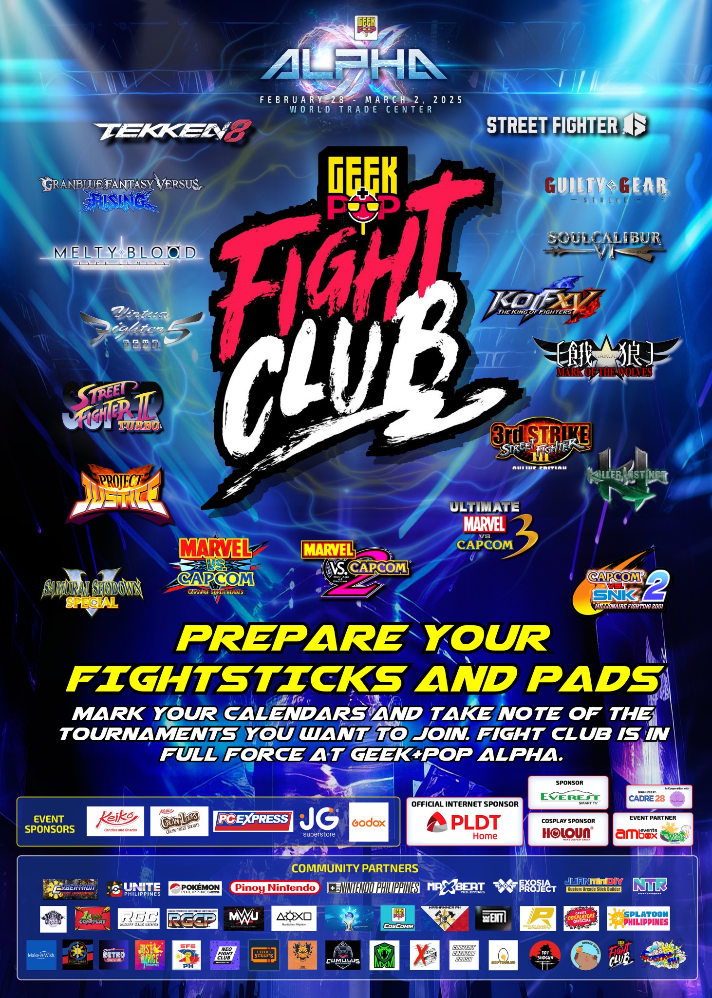 Geek+Pop Fight Club at Geek+Pop Alpha 2025 banner