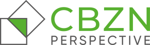 CBZN Perspective logo (gray text, horizontal)