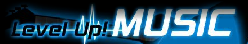 Level Up! Music logo Level Up! Music logo