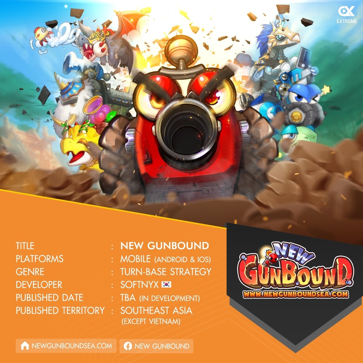 New Gunbound SEA publishing details banner New Gunbound SEA publishing details banner