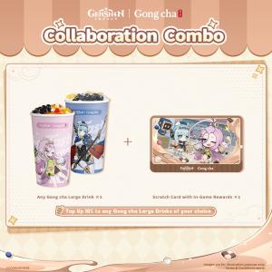 Genshin Impact x Gong Cha Philippines: The Taste of Joy collaboration combo banner