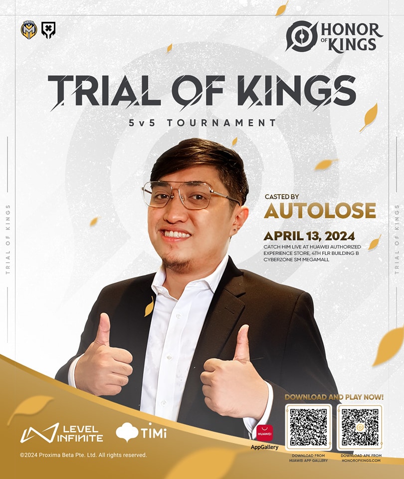 Honor of Kings Philippines Trial of Kings 1 2024 Autolose banner