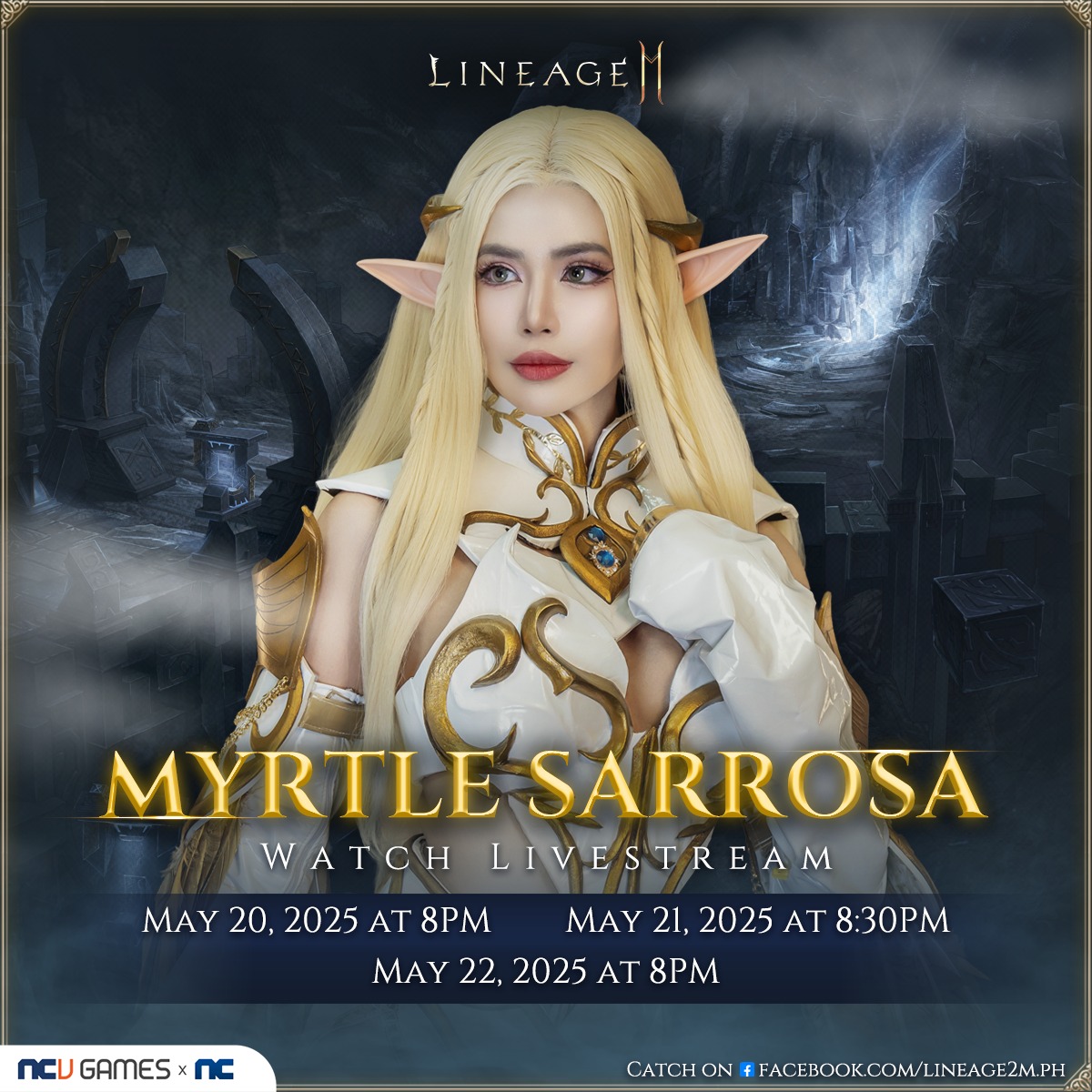 Lineage2M Philippine launch Myrtle Sarrosa banner
