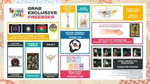 Bandai Namco Entertainment Asia's Bonus Level Philippines 2026: Free merchandise banner Bandai Namco Entertainment Asia's Bonus Level Philippines 2026: Free merchandise banner