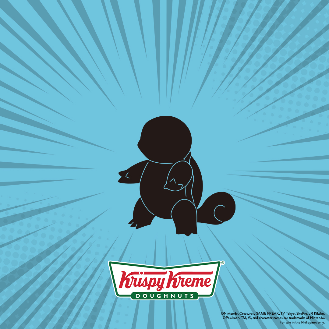 Krispy Kreme Philippines's Pokémon collaboration teaser (Squirtle silhouette) Krispy Kreme Philippines's Pokémon collaboration teaser (Squirtle silhouette)