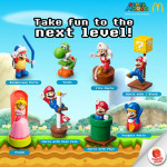 Super Mario 3D World McDonald's Happy Meal set advertisement