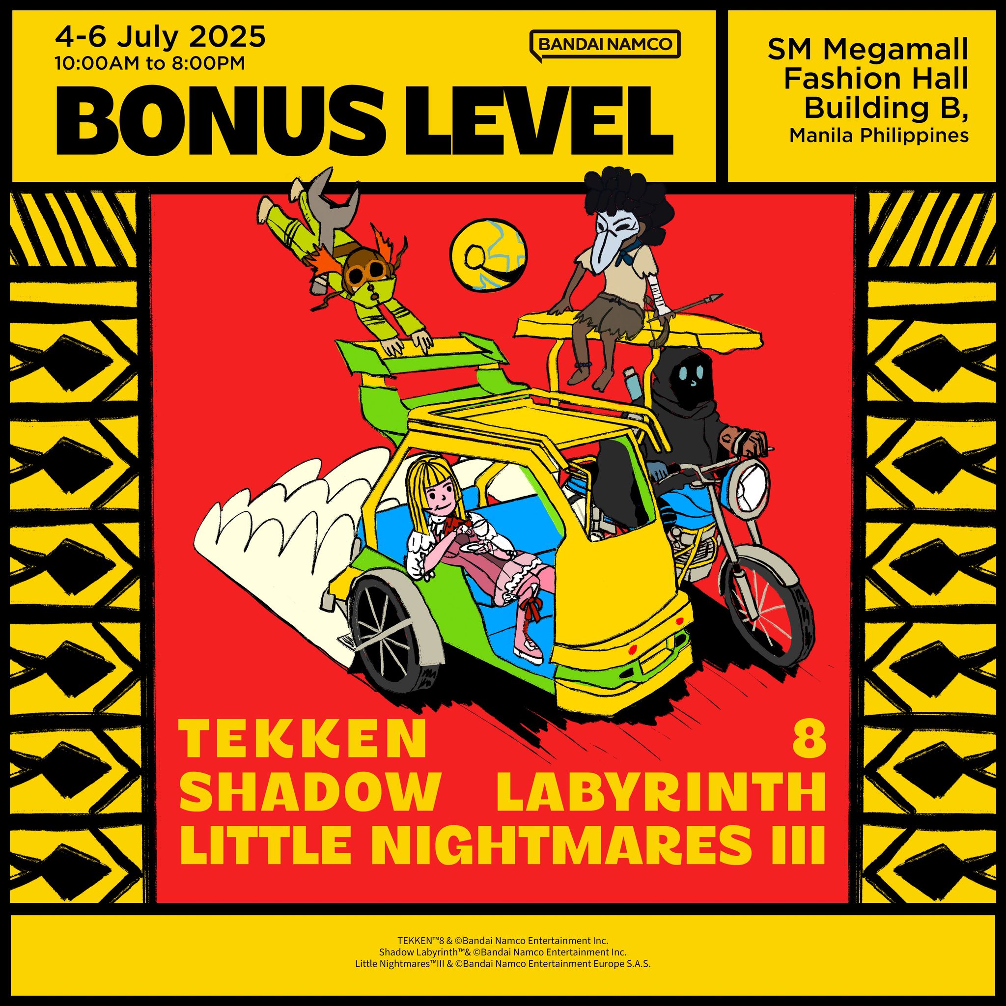 Bandai Namco Entertainment Asia's Bonus Level event banner Bandai Namco Entertainment Asia's Bonus Level event banner