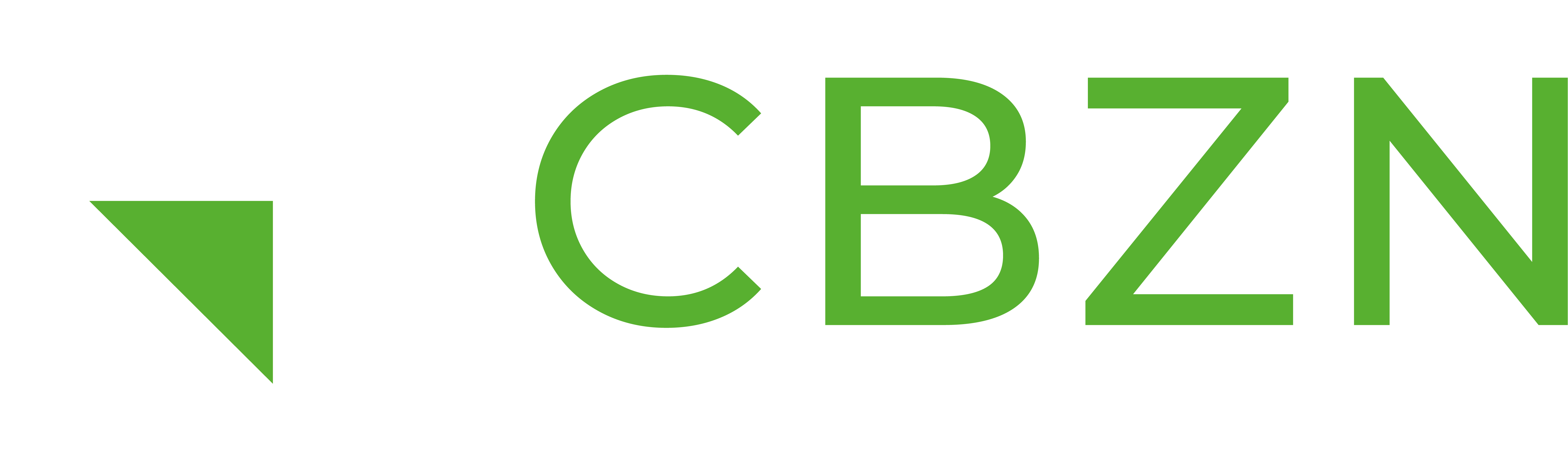 CBZN Perspective logo (white text, horizontal)