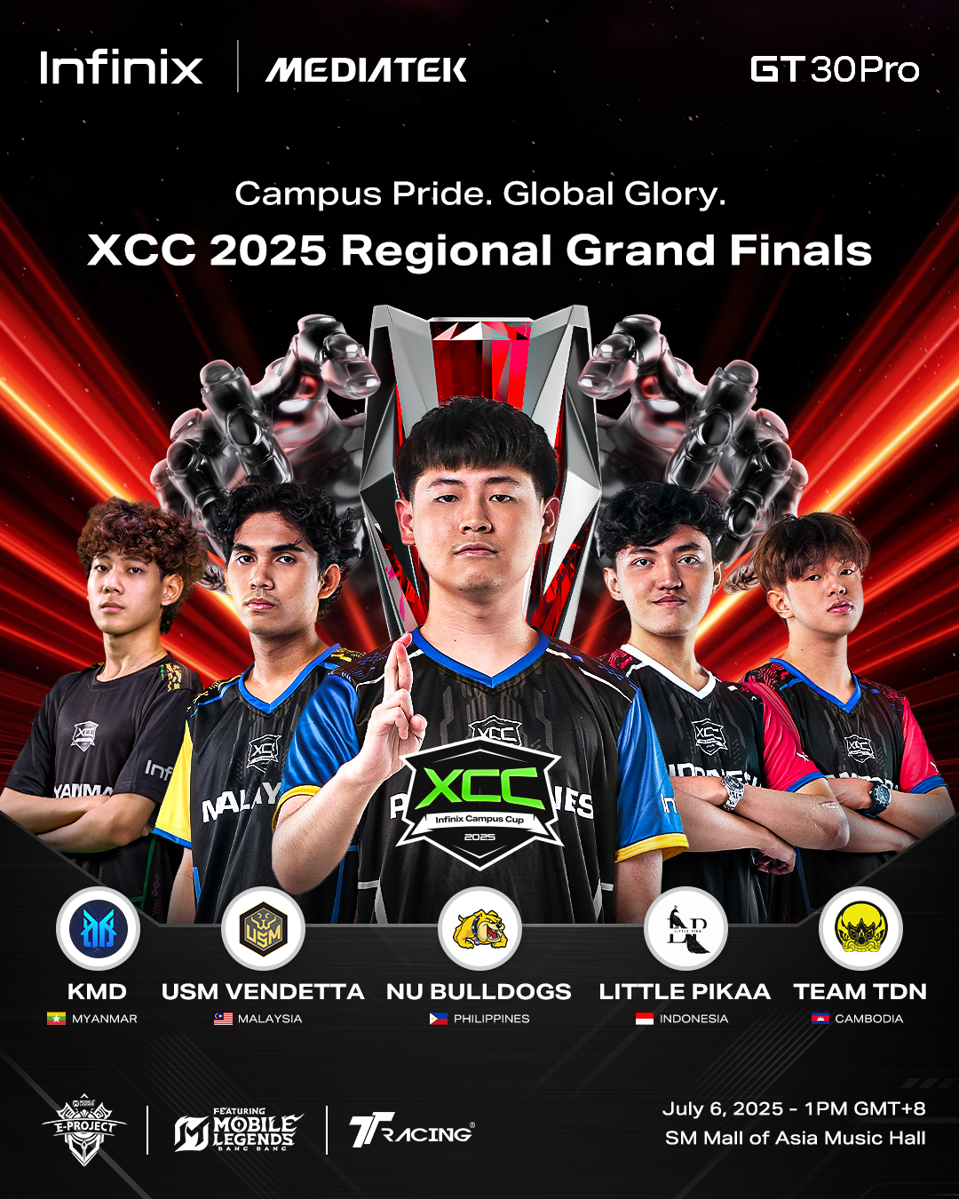 Infinix Campus Cup 2025 (XCC 2025) Regional Grand Finals banner Infinix Campus Cup 2025 (XCC 2025) Regional Grand Finals banner