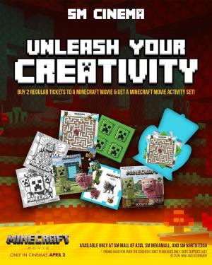SM Cinema x A Minecraft Movie promo 1 SM Cinema x A Minecraft Movie promo 1