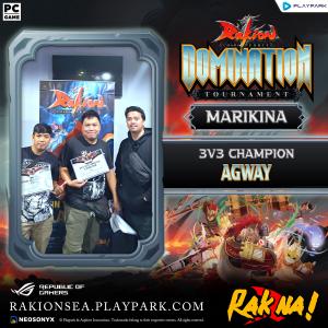 Rakion x ROG Domination 3v3 Marikina champion banner