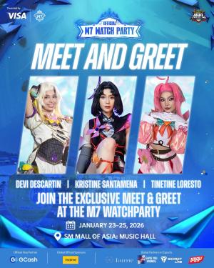 Official M7 Watch Party meet-and-greet banner