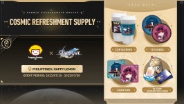 Honkai: Star Rail x Happy Lemon Cosmic Refreshment Supply Event banner Honkai: Star Rail x Happy Lemon Cosmic Refreshment Supply Event banner