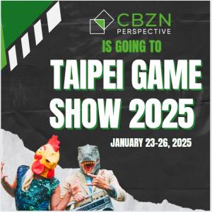 CBZN Perspective goes to Taipei Game Show 2025 banner