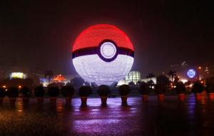 SM Mall of Asia's Globamaze as Pokéball during SM Supermalls Pokémon GO Lure Party photo