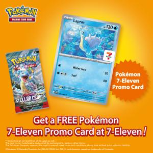 7-Eleven Pokémon TCG Lapras collaboration card 7-Eleven Pokémon TCG Lapras collaboration card