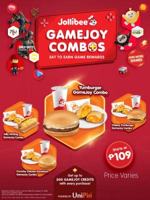 Jollibee GameJoy Combos banner