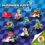Mario Kart 8 McDonald's Happy Meal set advertisement Mario Kart 8 McDonald's Happy Meal set advertisement