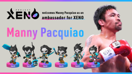 Manny Pacquiao Project Xeno ambassador announcement banner
