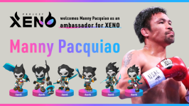 Manny Pacquiao Project Xeno ambassador announcement banner Manny Pacquiao Project Xeno ambassador announcement banner