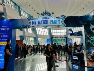 Official M7 Watch Party venue entrance photo