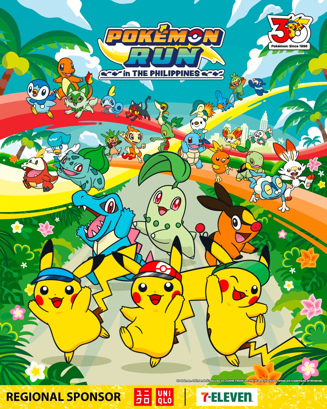 Pokémon RUN 30 Philippines banner