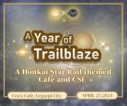 A Year of Trailblaze: Honkai Star Rail Themed Café and Cupsleeve Event banner A Year of Trailblaze: Honkai Star Rail Themed Café and Cupsleeve Event banner