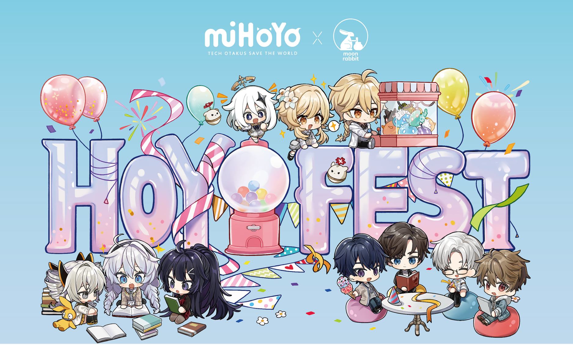 HoYo FEST 2021 Philippines on Moon Rabbit Café & Restaurant banner HoYo FEST 2021 Philippines on Moon Rabbit Café & Restaurant banner