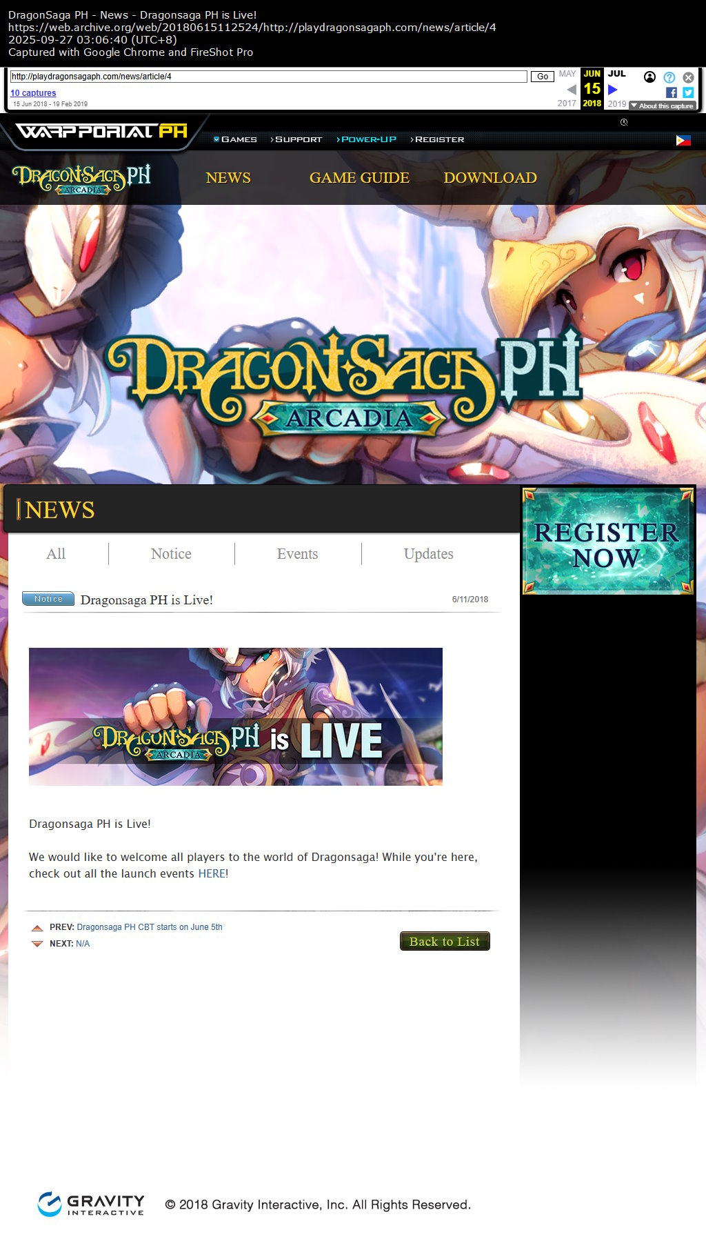Dragonsaga PH is Live!