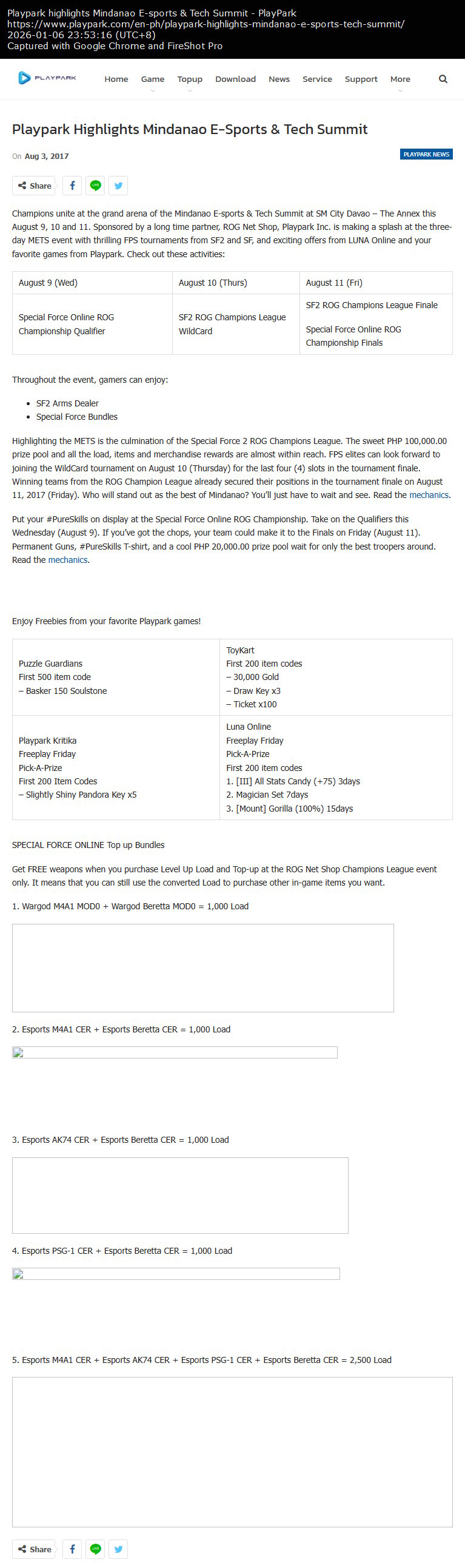 Playpark highlights Mindanao E-sports & Tech Summit
