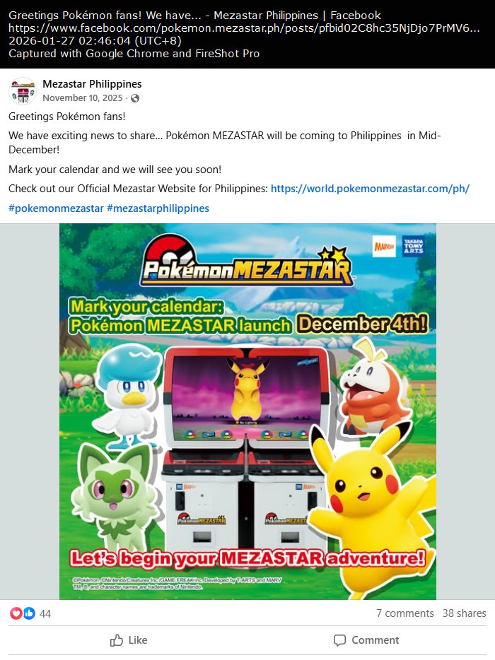 Pokémon Mezastar coming to the Philippines Pokémon Mezastar coming to the Philippines