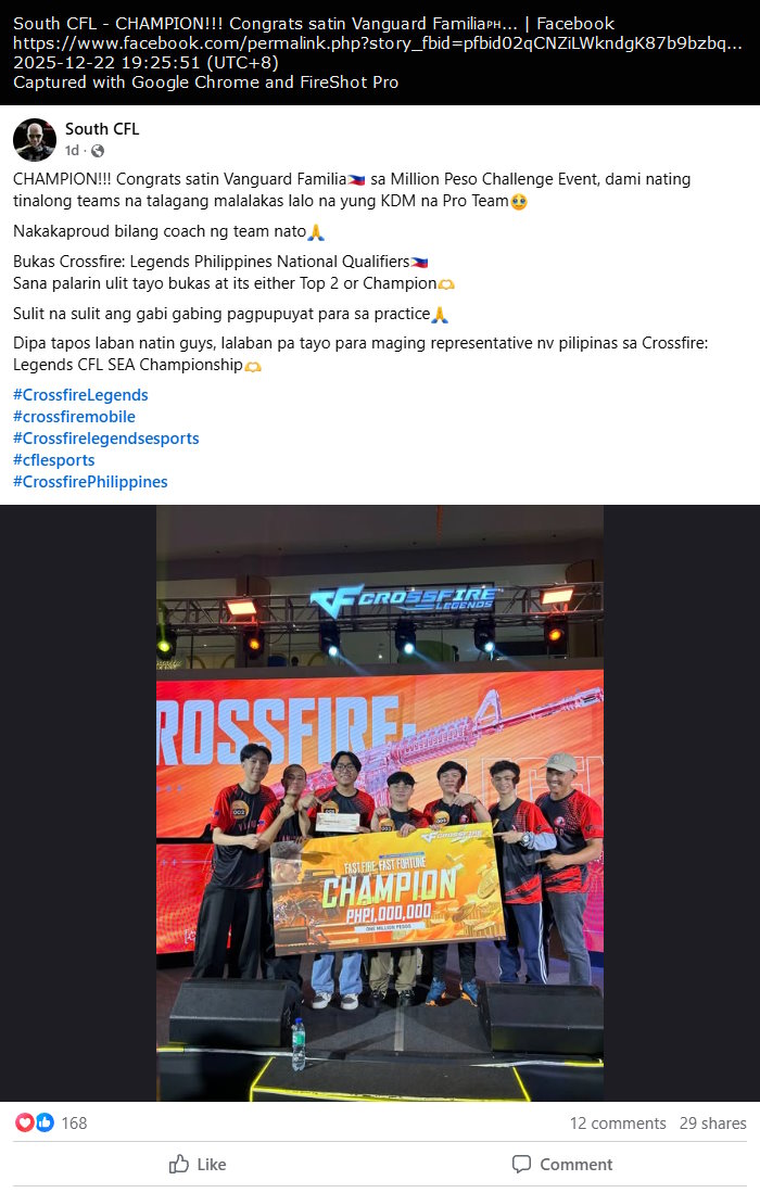 CFL Million Peso Challenge champions CFL Million Peso Challenge champions