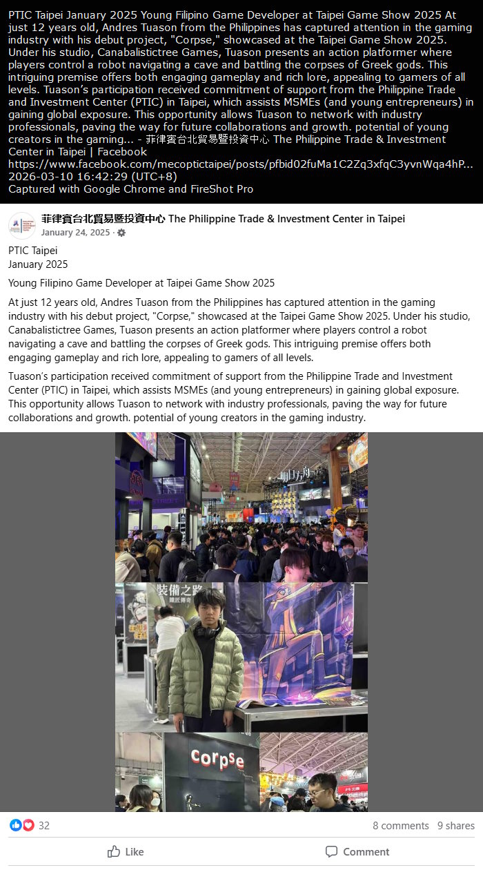 Canabalistictree Games at Taipei Game Show 2025